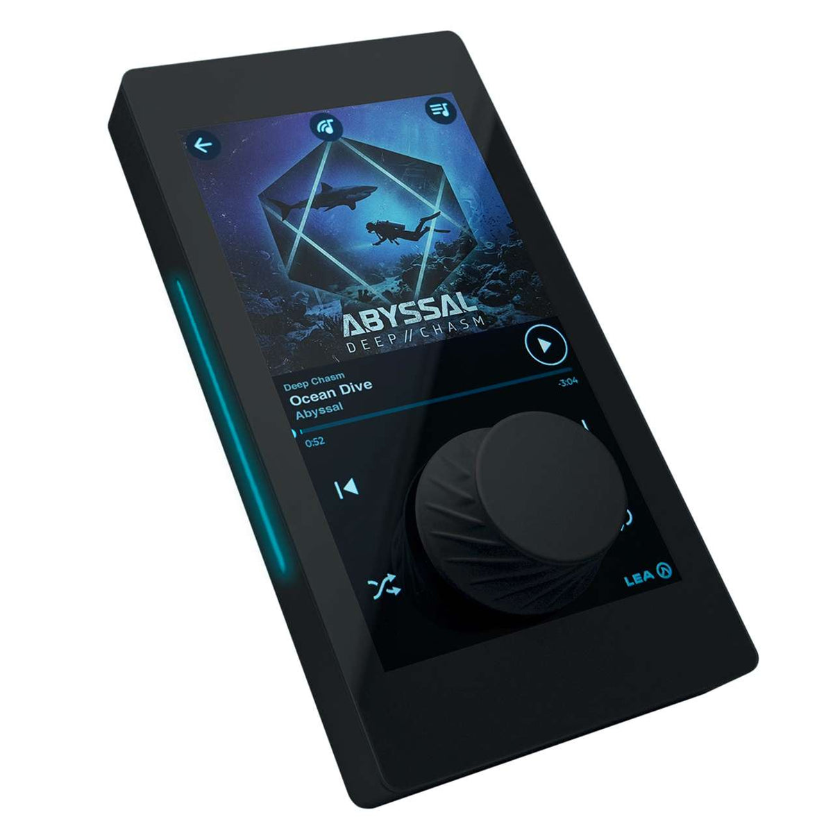 LEA CS Glass Wand-Touchscreen mit Dante und Bluetooth