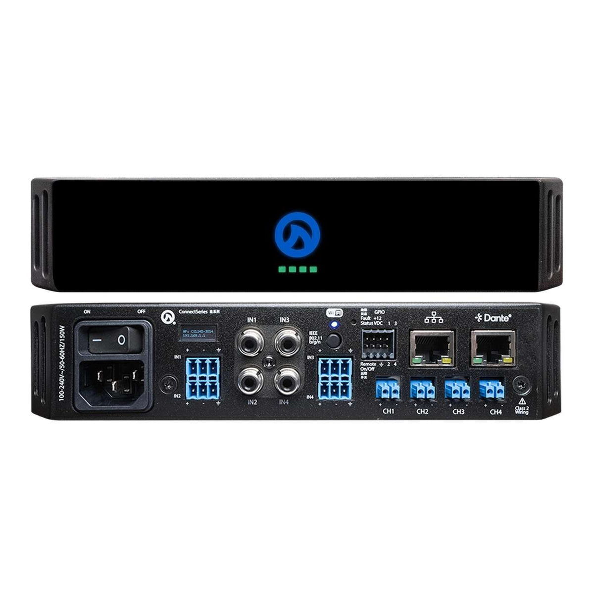 LEA CS124 4-Kanal DSP-Verstärker – Dante