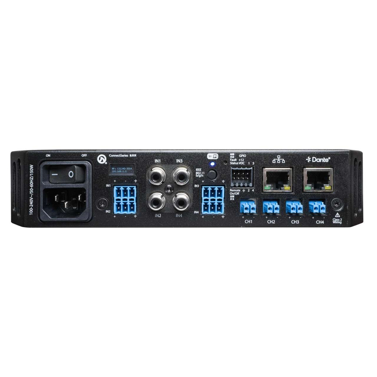 LEA CS124 4-Kanal DSP-Verstärker – Dante