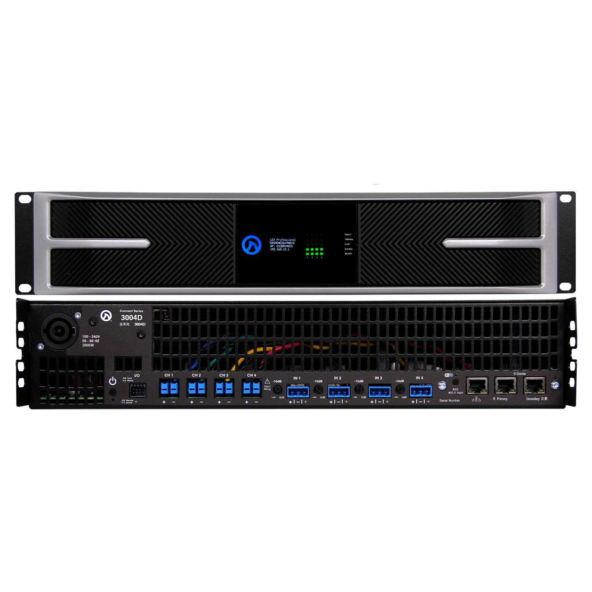 LEA CS3004 4-Kanal DSP-Verstärker – Dante