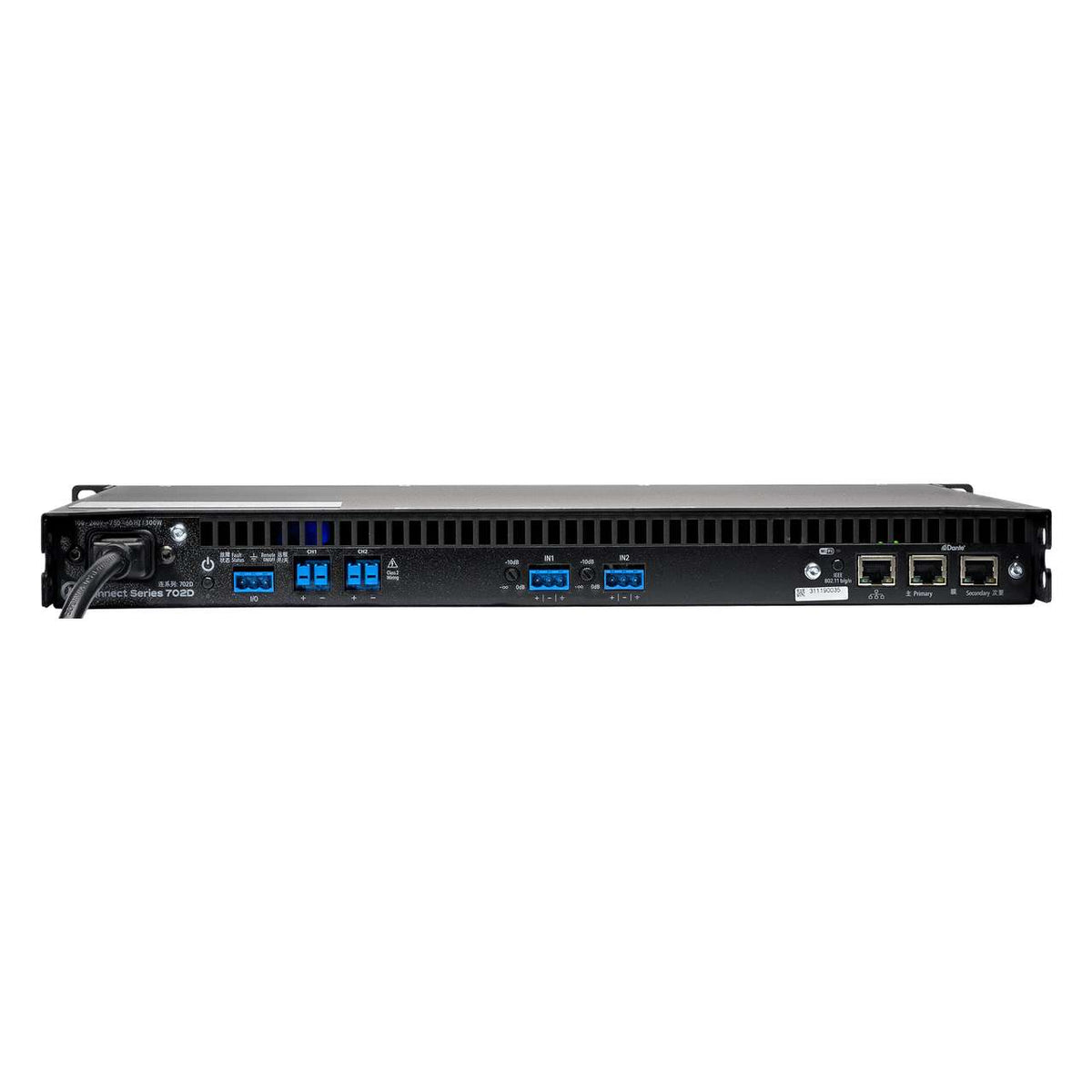 LEA CS702 2-Kanal DSP-Verstärker – Dante