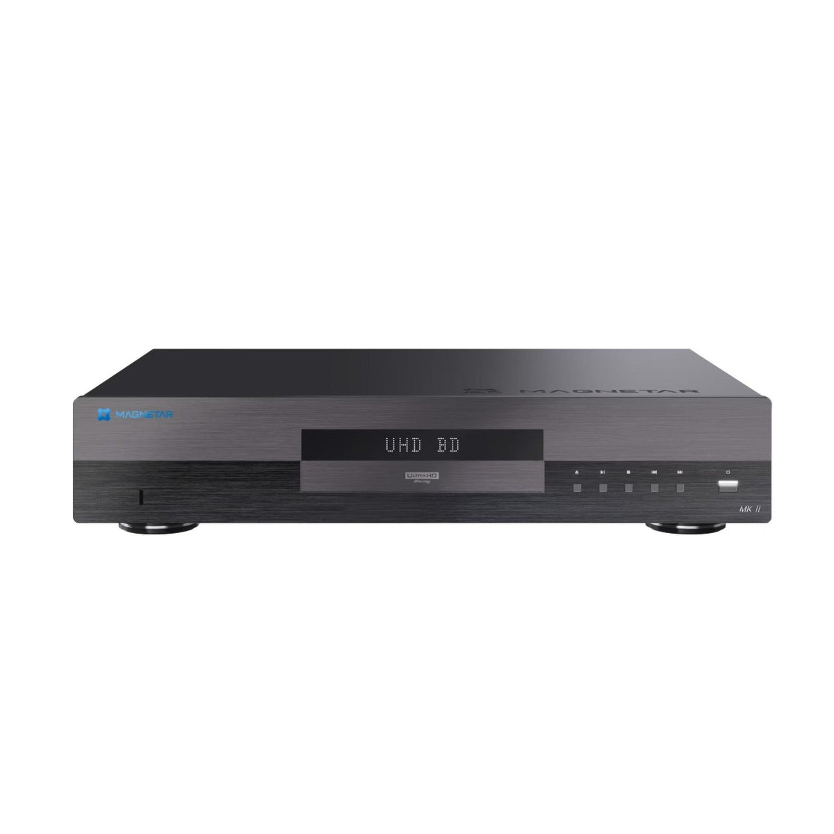 Magnetar UDP800 MKII 4K-UHD-Blu-ray-Player – Schrägansicht von oben