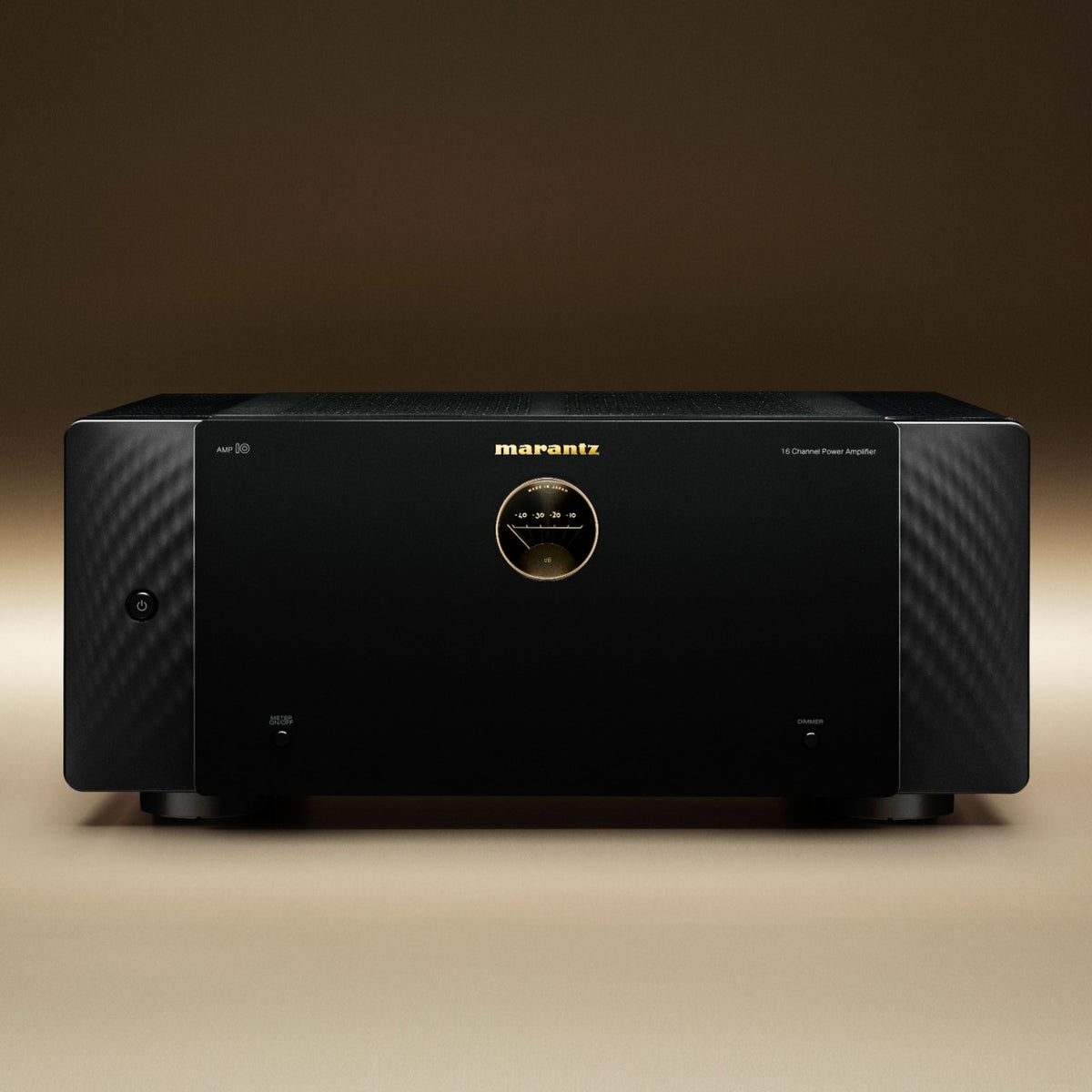 Marantz AMP 10 16-Kanal-Endstufe, Front mit Pegelanzeige