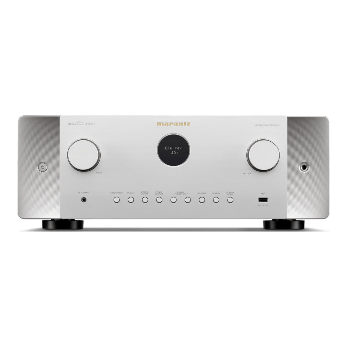 Marantz Cinema 60 DAB Serie 2 7.2-Kanal AV-Receiver Silber-Gold – Ansicht 5