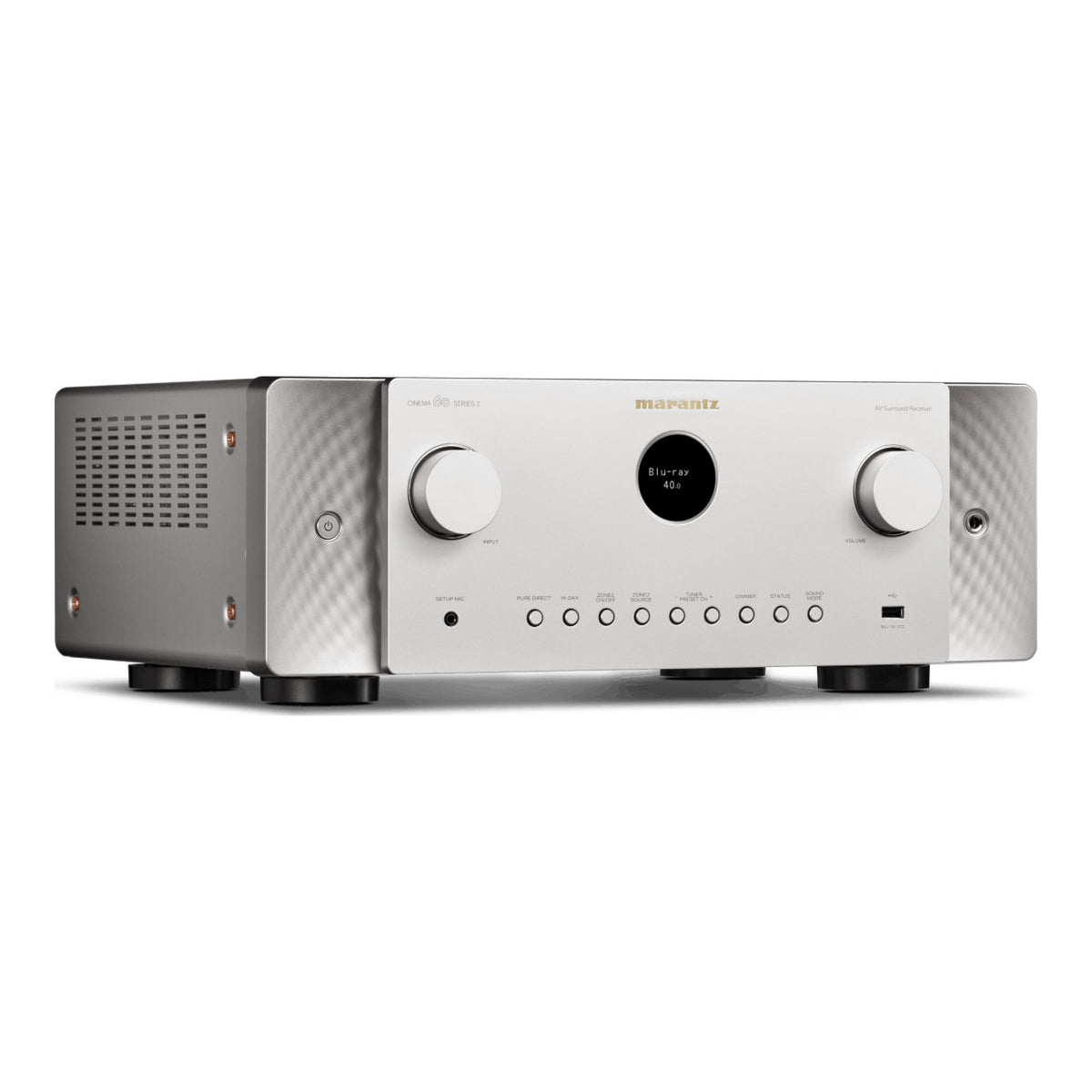 Marantz Cinema 60 DAB Serie 2 7.2-Kanal AV-Receiver Silber-Gold – Ansicht 6