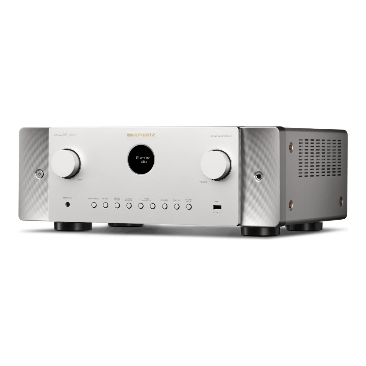 Marantz Cinema 60 DAB Serie 2 7.2-Kanal AV-Receiver Silber-Gold – Ansicht 7