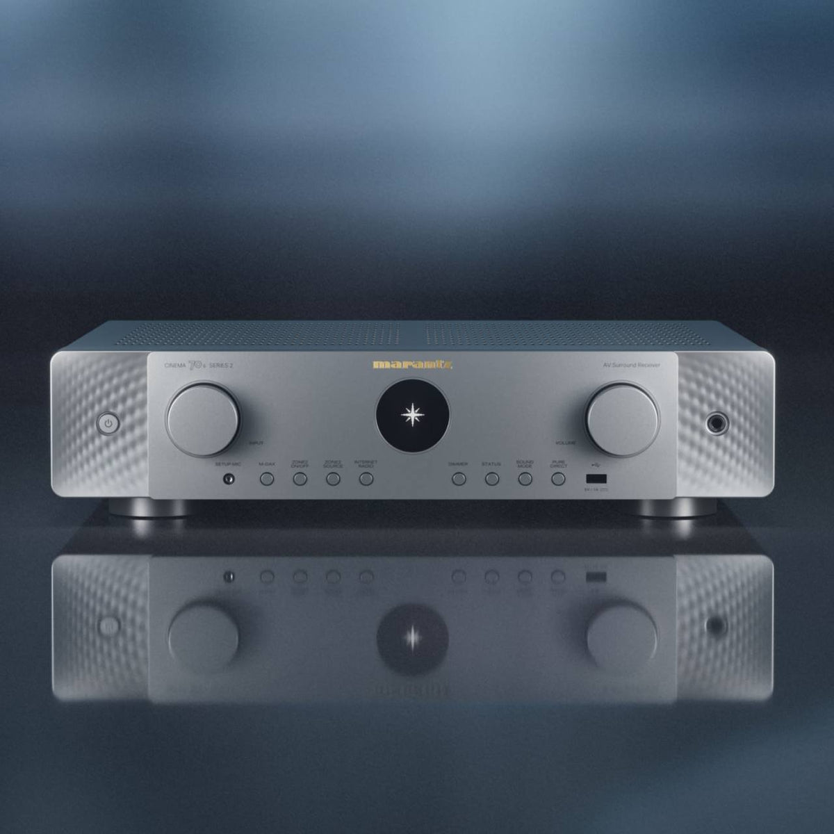 Marantz Cinema 70s Serie 2 Slimline AV-Receiver Silber-Gold – Ansicht 9
