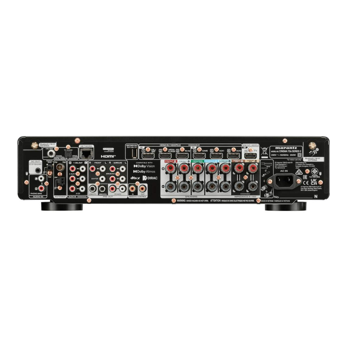 Marantz Cinema 70s Serie 2 Slimline AV-Receiver schwarz – Ansicht 5