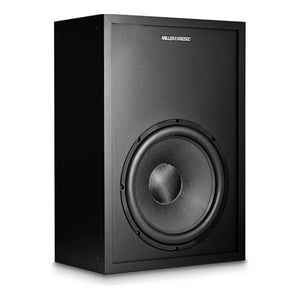 Miller & Kreisel C15S + VA500 Blue Edition – Subwoofer C15S schräg von vorn