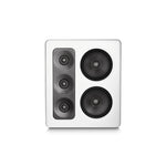 Miller & Kreisel MP300 On-Wall-Lautsprecher in Satin Weiß, Frontansicht