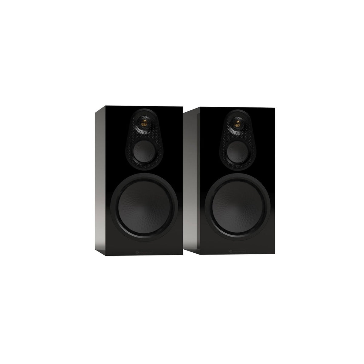 Monitor Audio Silver 100 8G Regallautsprecher in Schwarz Hochglanz