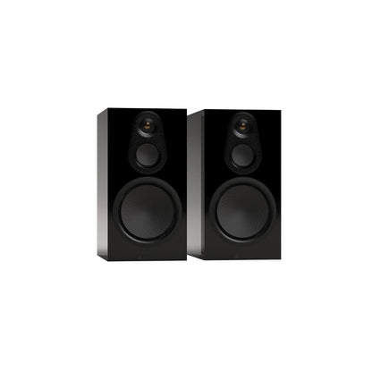 Monitor Audio Silver 100 8G Regallautsprecher in Schwarz Hochglanz