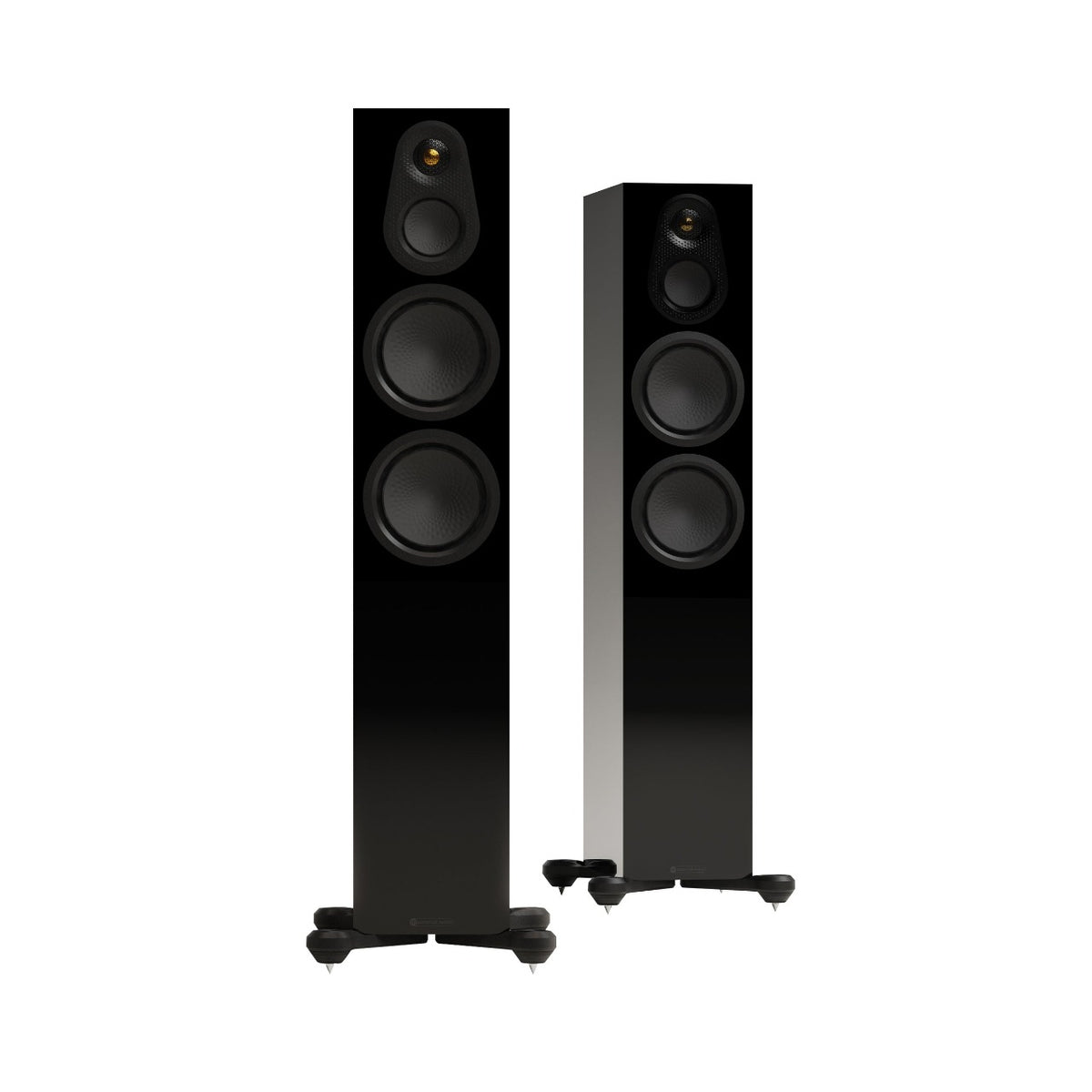 Monitor Audio Silver 300 8G Standlautsprecher in Schwarz Hochglanz