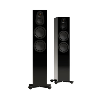 Monitor Audio Silver 300 8G Standlautsprecher in Schwarz Hochglanz