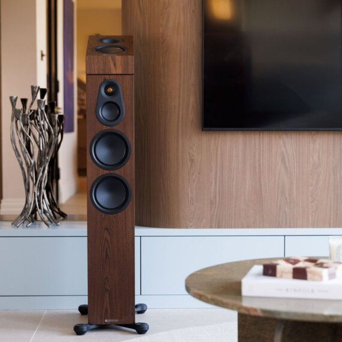 Monitor Audio Silver 300 8G Standlautsprecher in Walnuss