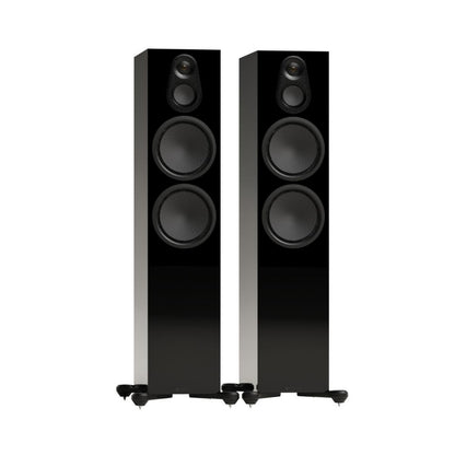Monitor Audio Silver 500 8G Standlautsprecher in Schwarz Hochglanz