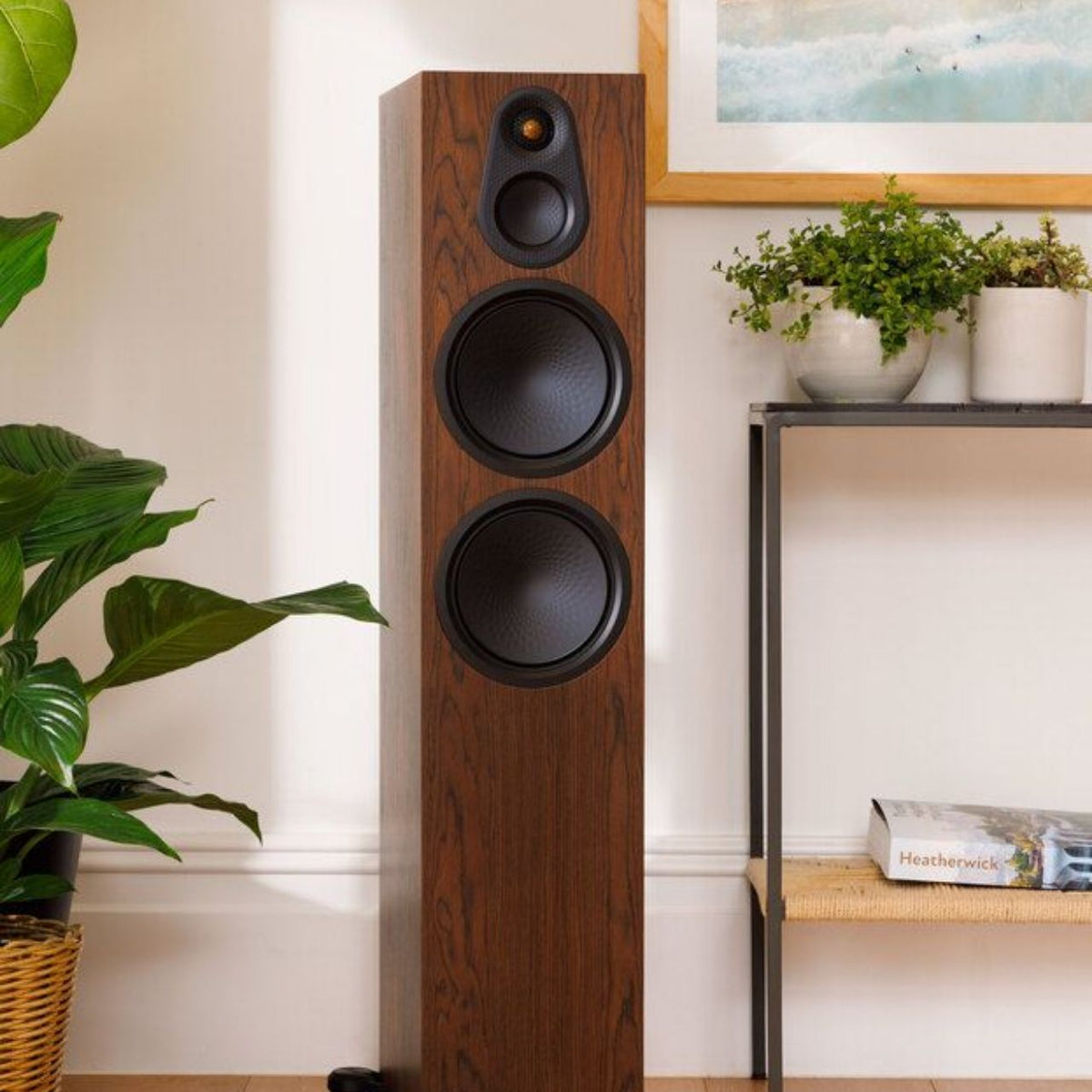 Monitor Audio Silver 500 8G Standlautsprecher in Walnuss
