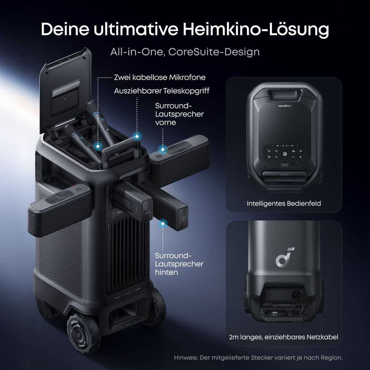 Nebula X1 Pro 4K Laser-Beamer mit Dolby Atmos – Ansicht 2