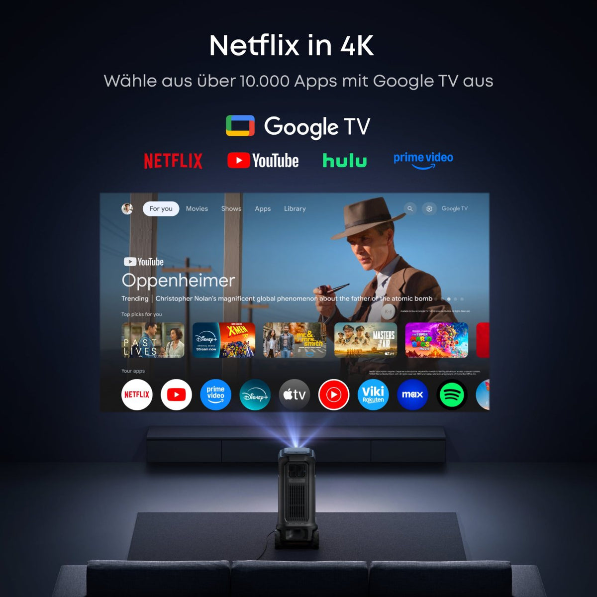 Nebula X1 Pro 4K Laser-Beamer mit Dolby Atmos – Ansicht 7