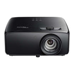Optoma UHZ58LV 4K UHD Laserprojektor – Schrägansicht von vorn