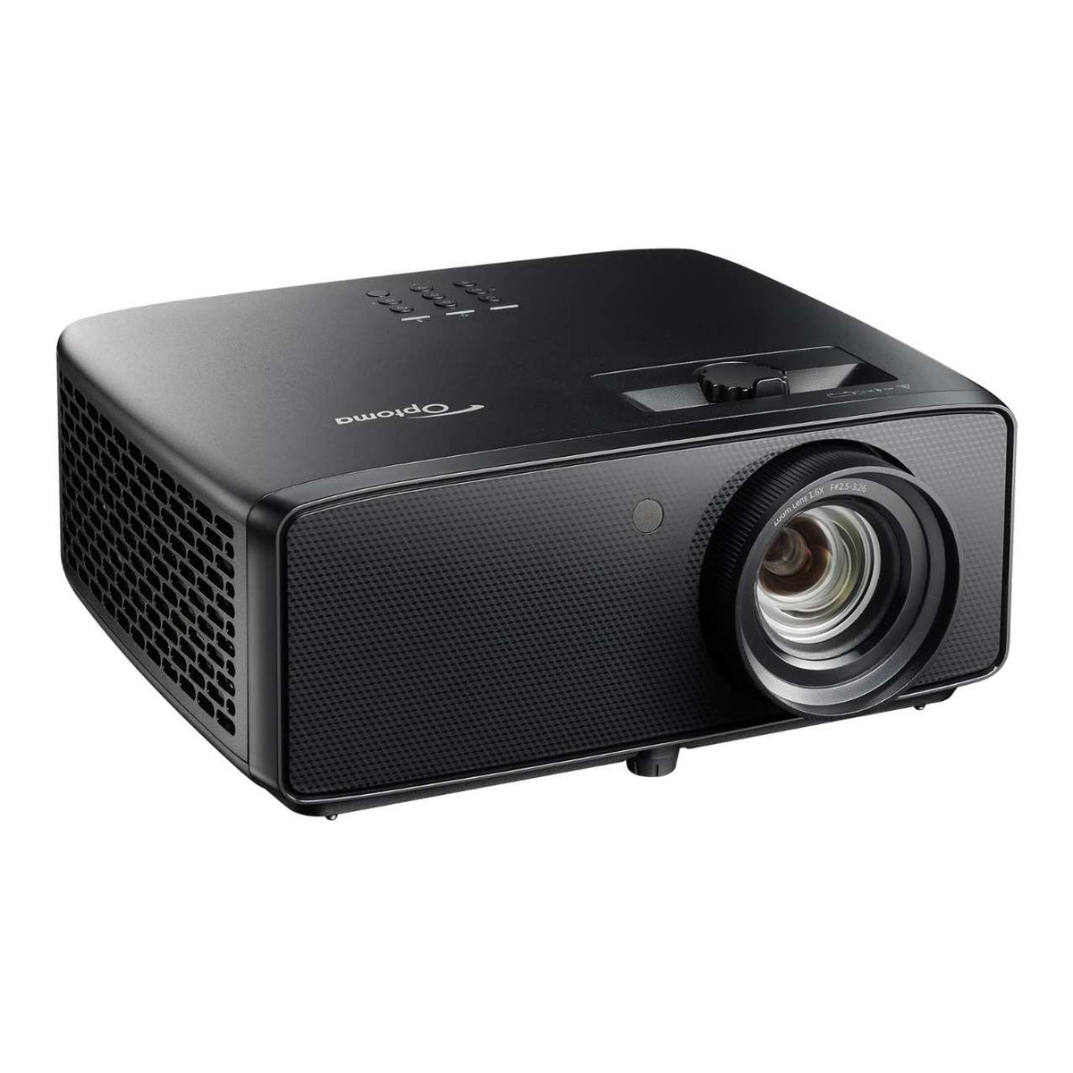 Optoma UHZ58LV 4K UHD Laserprojektor – Seitenansicht mit Lüftungsgitter