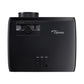 Optoma UHZ58LV 4K UHD Laserprojektor – Draufsicht mit Lens-Shift-Regler