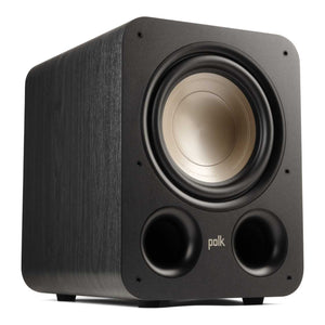 Polk Signature Elite ES10 Subwoofer – schräg von vorn ohne Abdeckung