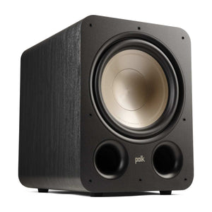 Polk Signature Elite ES12 Subwoofer – ohne Abdeckung mit 12-Zoll-Tieftöner und zwei Power Ports