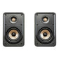 Polk Signature Elite ES15 Regallautsprecher (Paar) in Schwarz, Frontansicht