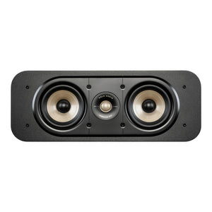 Polk Signature Elite ES30 Center-Lautsprecher in Schwarz von vorn ohne Abdeckung