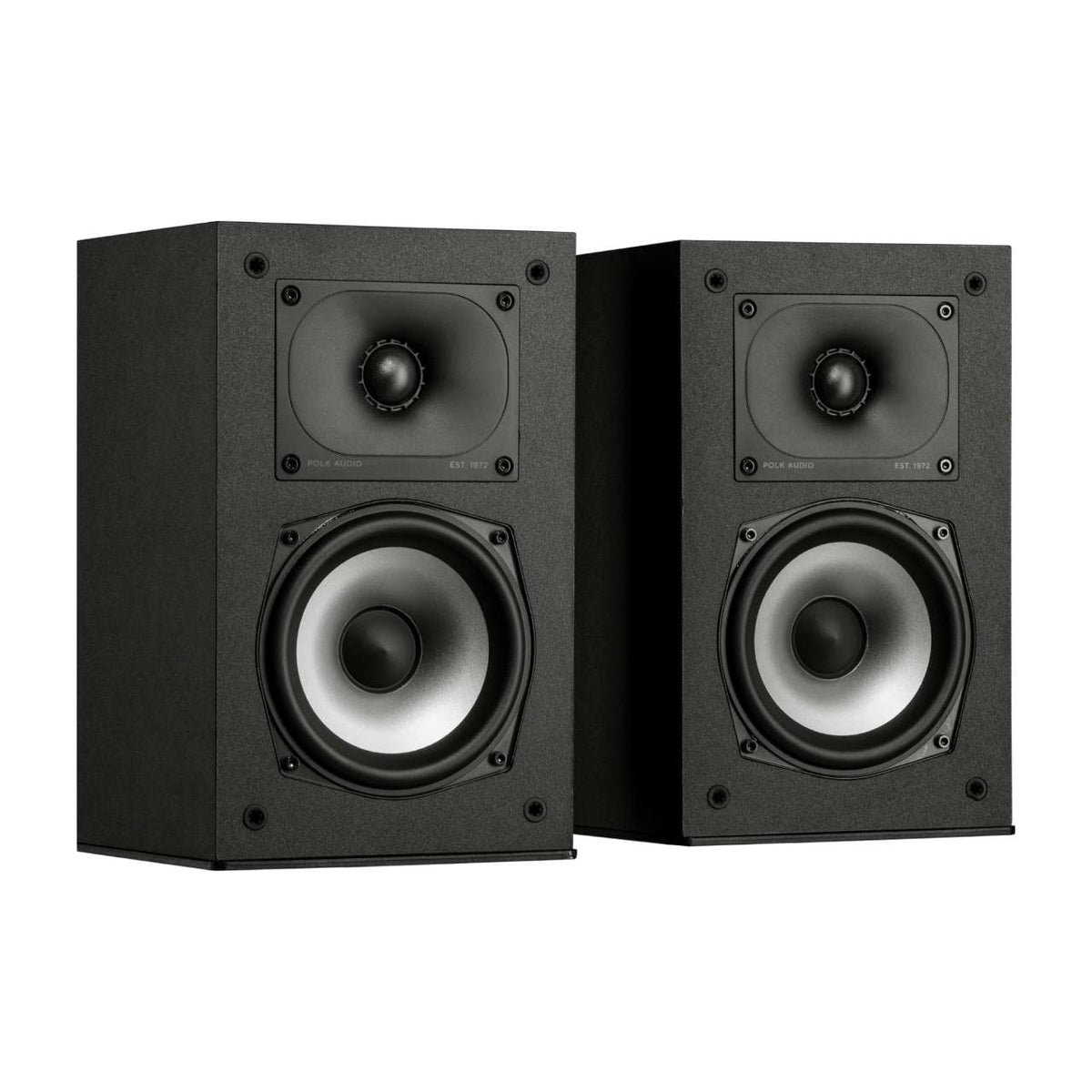 Polk Monitor XT15 Regallautsprecher (Paar) schräg von vorn ohne Abdeckung
