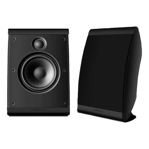 Polk OWM3 Wandlautsprecher (Paar) in Schwarz, mit und ohne Abdeckung