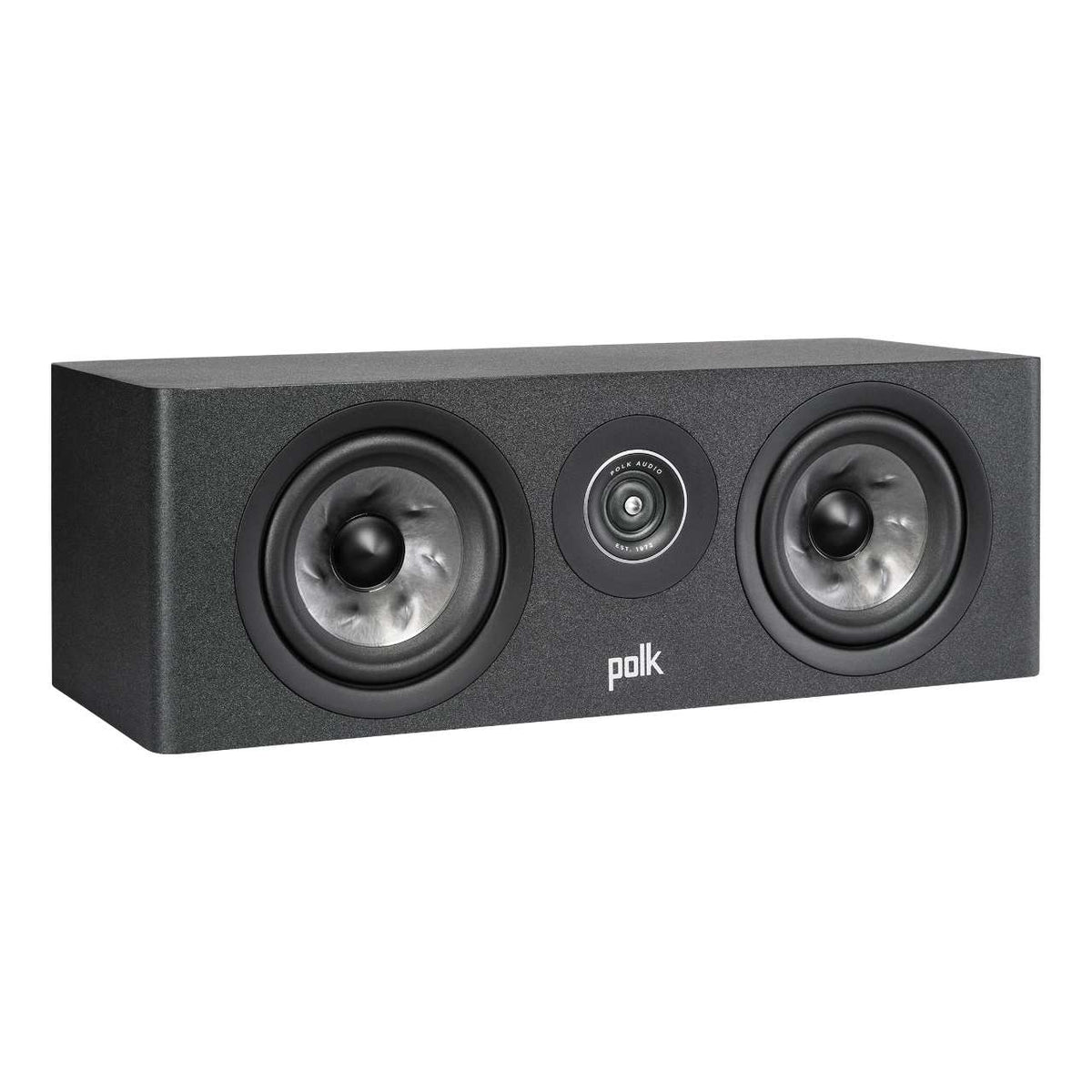 Polk Reserve R300 Center-Lautsprecher in Schwarz, Schrägansicht