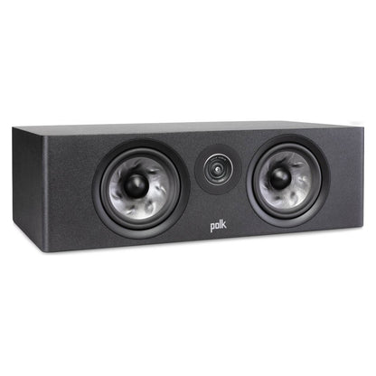 Polk Reserve R400 Center-Lautsprecher in Schwarz schräg von vorn
