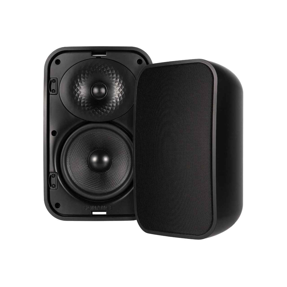 Sonance Mariner MX52SST Schwarz mit und ohne Abdeckung