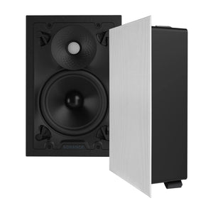Sonance VX66 Wandeinbaulautsprecher – Lautsprecher mit abgenommenem Micro-Trim-Gitter