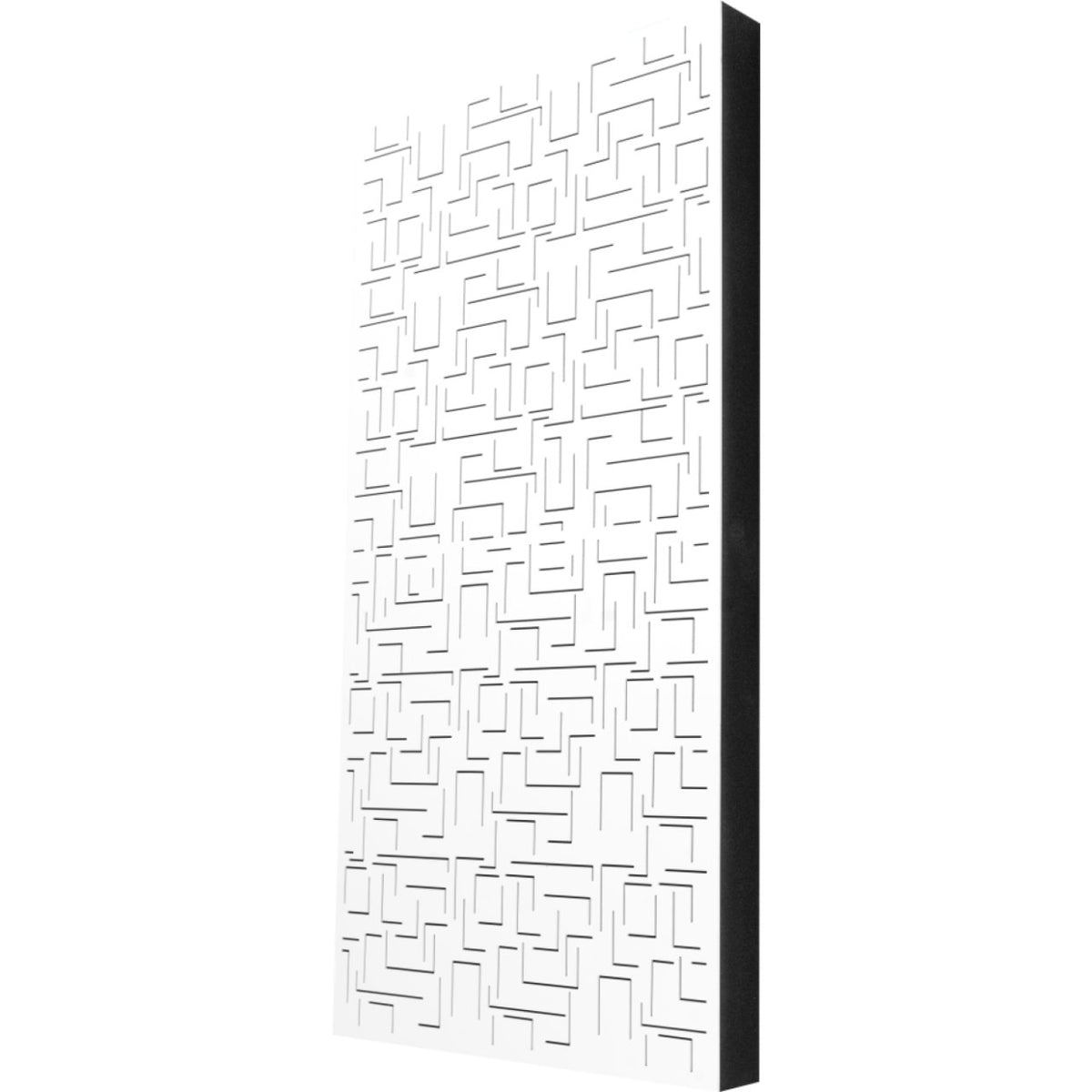 Sonitus Decosorber Double Maze 8 – Hochwertiger Akustikabsorber – Weiß, Gesamtansicht hochkant