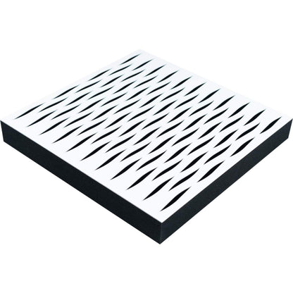 Sonitus Decosorber Eva 8 – Hochwertiger Akustikabsorber (6er-Set) – Weiß, Gesamtansicht