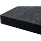 Sonitus Decosorber Maze 8 Akustikabsorber (6er-Set) – Holz schwarz, Detailansicht der Kante