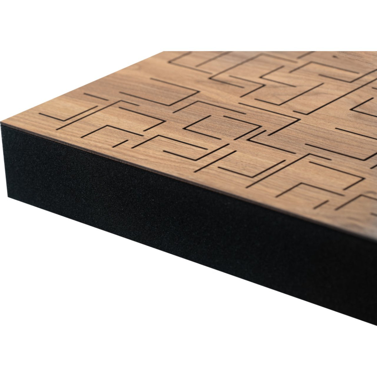 Sonitus Decosorber Maze 8 Akustikabsorber (6er-Set) – Kirsche, Detailansicht der Kante