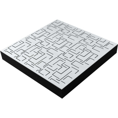 Sonitus Decosorber Maze 8 Akustikabsorber (6er-Set) – Holz weiß, Gesamtansicht