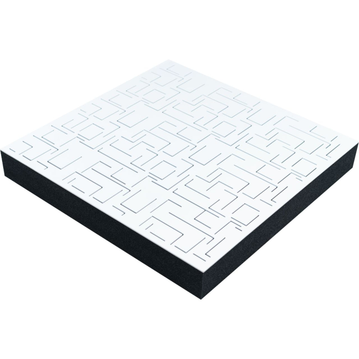 Sonitus Decosorber Maze 8 Akustikabsorber (6er-Set) – Weiß, Gesamtansicht