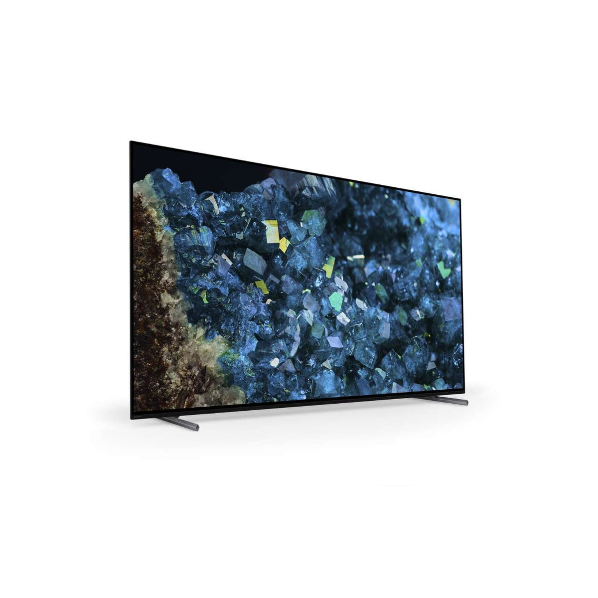 Sony BRAVIA FWD-65A80L 65 Zoll 4K-OLED-Display – Ansicht schräg von vorn