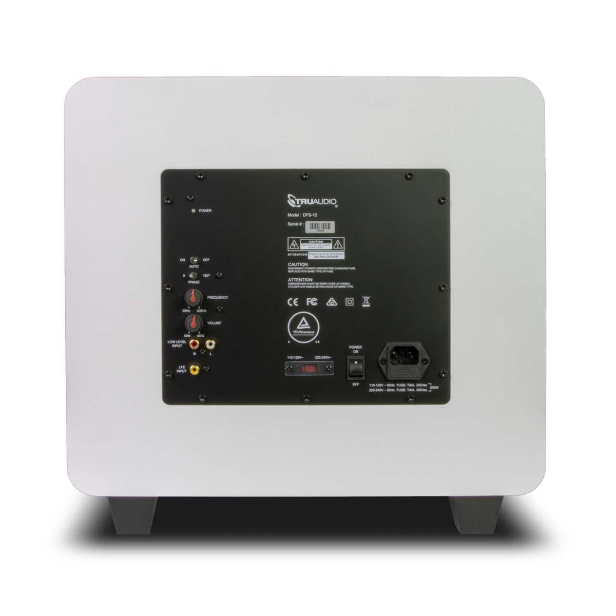 TruAudio DFS 12 Aktiv-Subwoofer 12" – Weiß