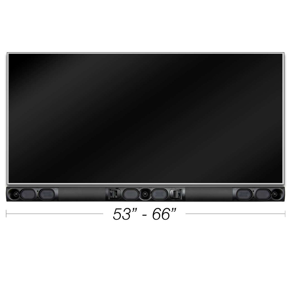 TruAudio SB-ADAPT Passive LCR-Soundbar auf Maß – S (53" bis 66")