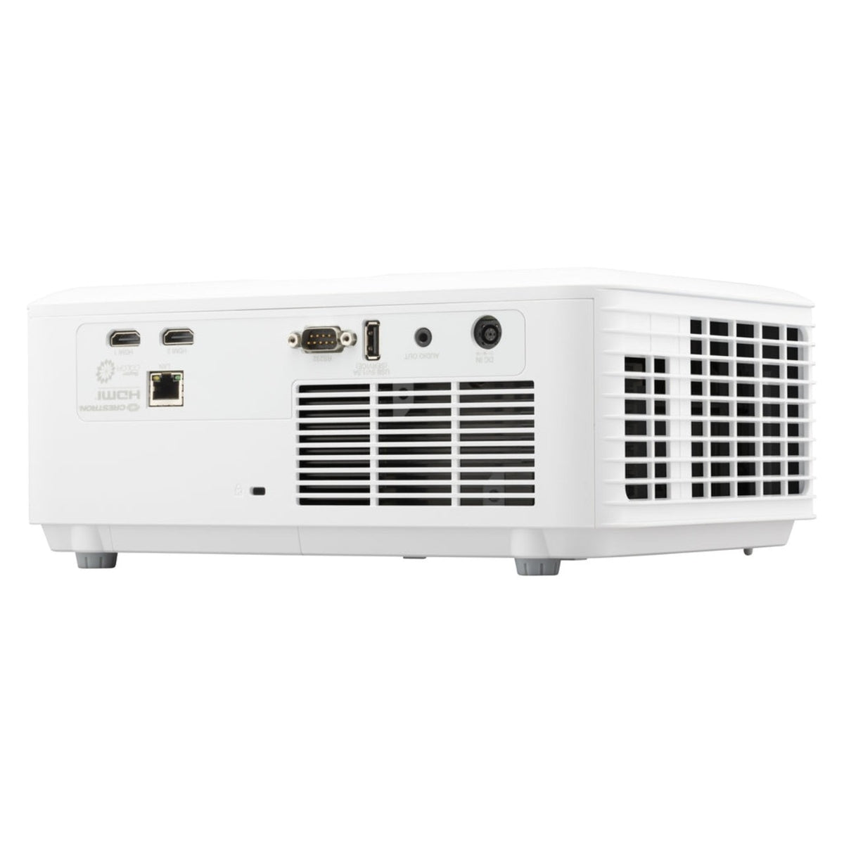 ViewSonic LS741HD Full-HD-Laser-Beamer – Rückseite schräg