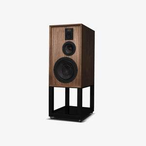 Wharfedale Dovedale Walnuss mit Dovedale Stand