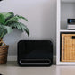 WiiM Sub Pro Smart Subwoofer in Schwarz im Wohnraum