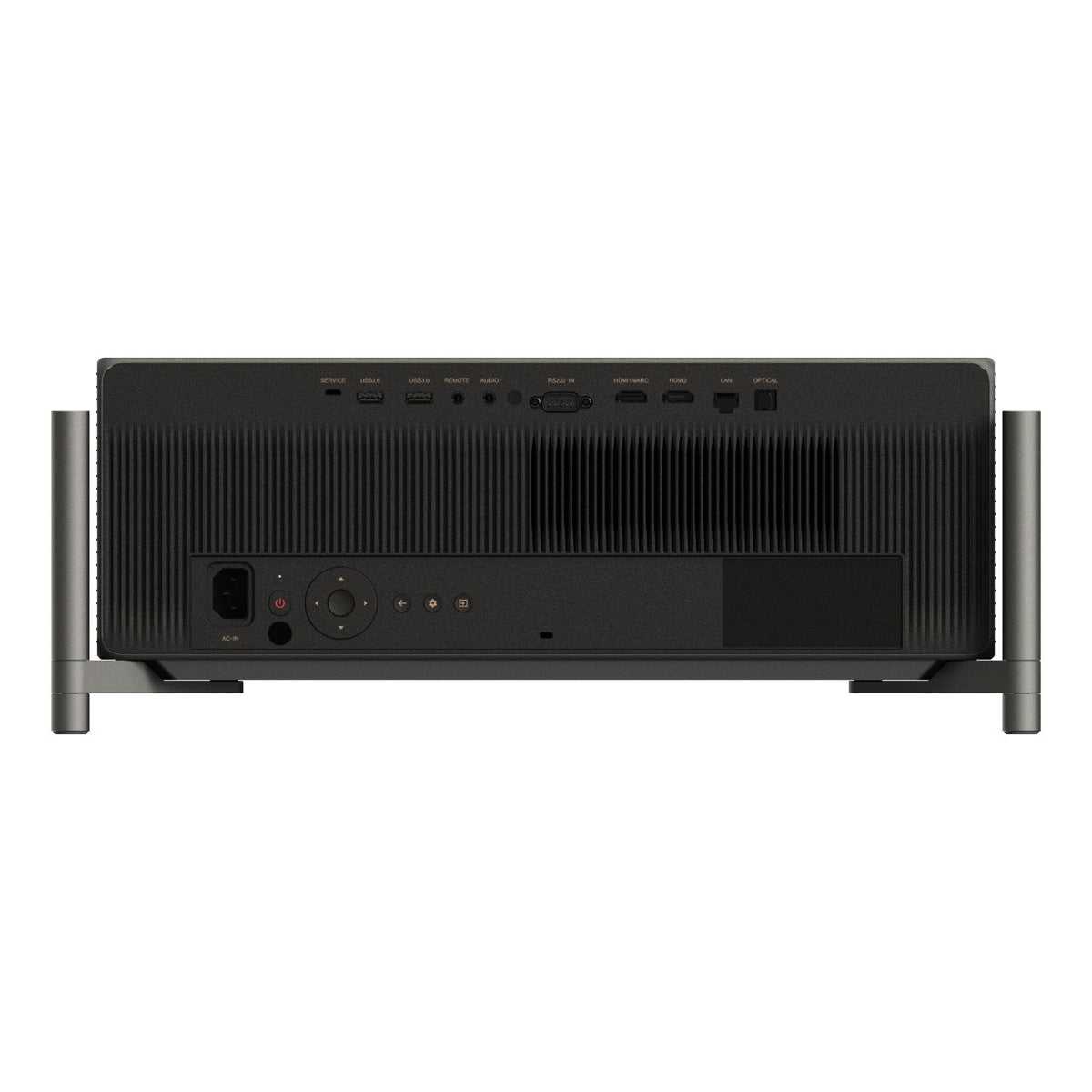 XGIMI Titan 4K Laser-Beamer – Rückseite mit Anschlüssen