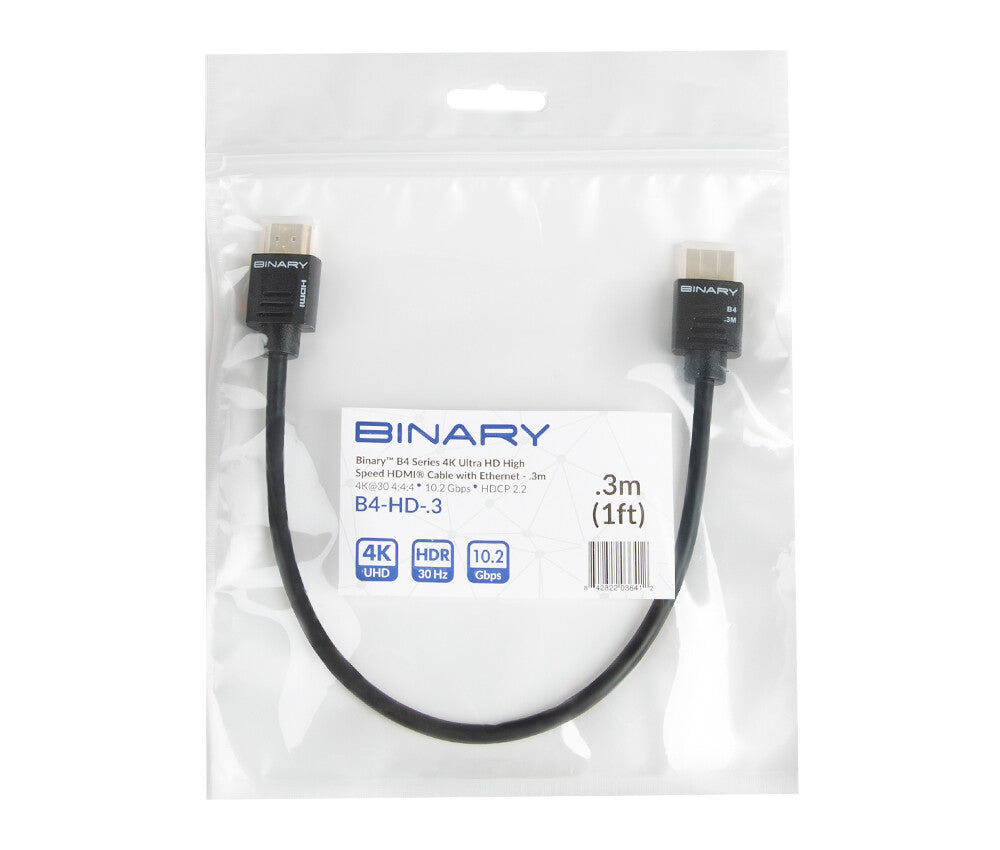 Binary™ B4 4K Ultra HD High Speed HDMI (8527691022684)